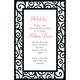 Black Vine Border Invitations Image 3 of 3